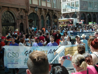 CSD Wiesbaden
Keywords: Christopher Street Day CSD Frankfurt DiversitÃ¤t Wiesbaden