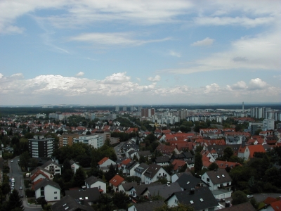 Vom Turm, Blick Ã¼ber Dietzenbach und Umgebung
Keywords: Dietzenbach Rundgang Spaziergang Aussichtsturm Umgebung