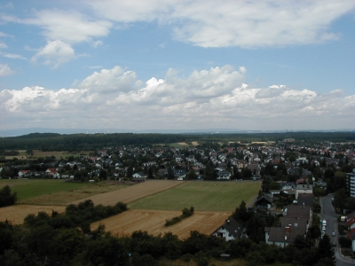 Vom Turm, Blick Ã¼ber Dietzenbach und Umgebung
Keywords: Dietzenbach Rundgang Spaziergang Aussichtsturm Umgebung