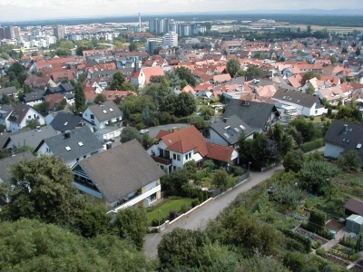 Vom Turm, Blick Ã¼ber Dietzenbach
Keywords: Dietzenbach Rundgang Spaziergang Aussichtsturm Umgebung