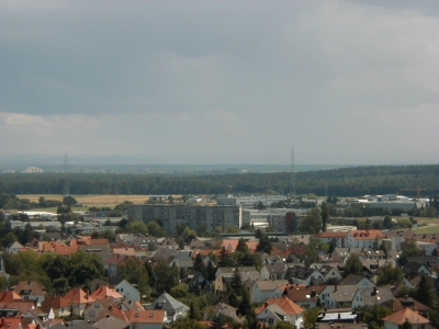 Vom Turm, Blick Ã¼ber Dietzenbach und Umgebung
Keywords: Dietzenbach Rundgang Spaziergang Aussichtsturm Umgebung