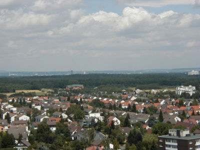 Vom Turm, Blick Ã¼ber Dietzenbach und Umgebung
Keywords: Dietzenbach Rundgang Spaziergang Aussichtsturm Umgebung