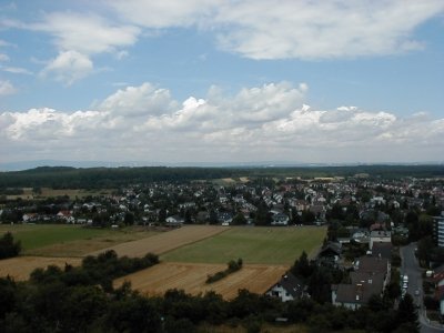 Vom Turm, Blick Ã¼ber Dietzenbach und Umgebung
Keywords: Dietzenbach Rundgang Spaziergang Aussichtsturm Umgebung