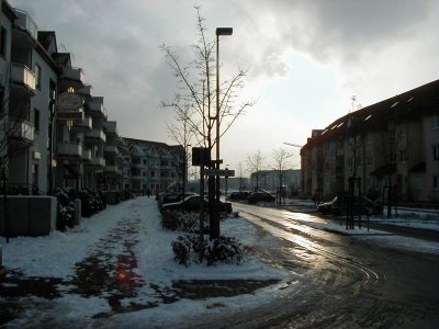 Georg-August-Zinn-StraÃŸe
Keywords: Dietzenbach Rundgang Spaziergang Winter Georg August Zinn StraÃŸe