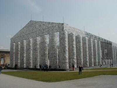 Keywords: Documenta 14 Kassel Friedrichsplatz The Parthenon of Books