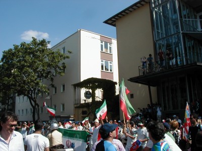 Fan Fest (Haus der Jugend)
Keywords: Frankfurt Main Fussballweltmaisterschaft FuÃŸballweltmeisterschaft WM Portugal Iran Fussball FuÃŸball Fussballspiel FuÃŸballspiel Fan Fest Haus der Jugend